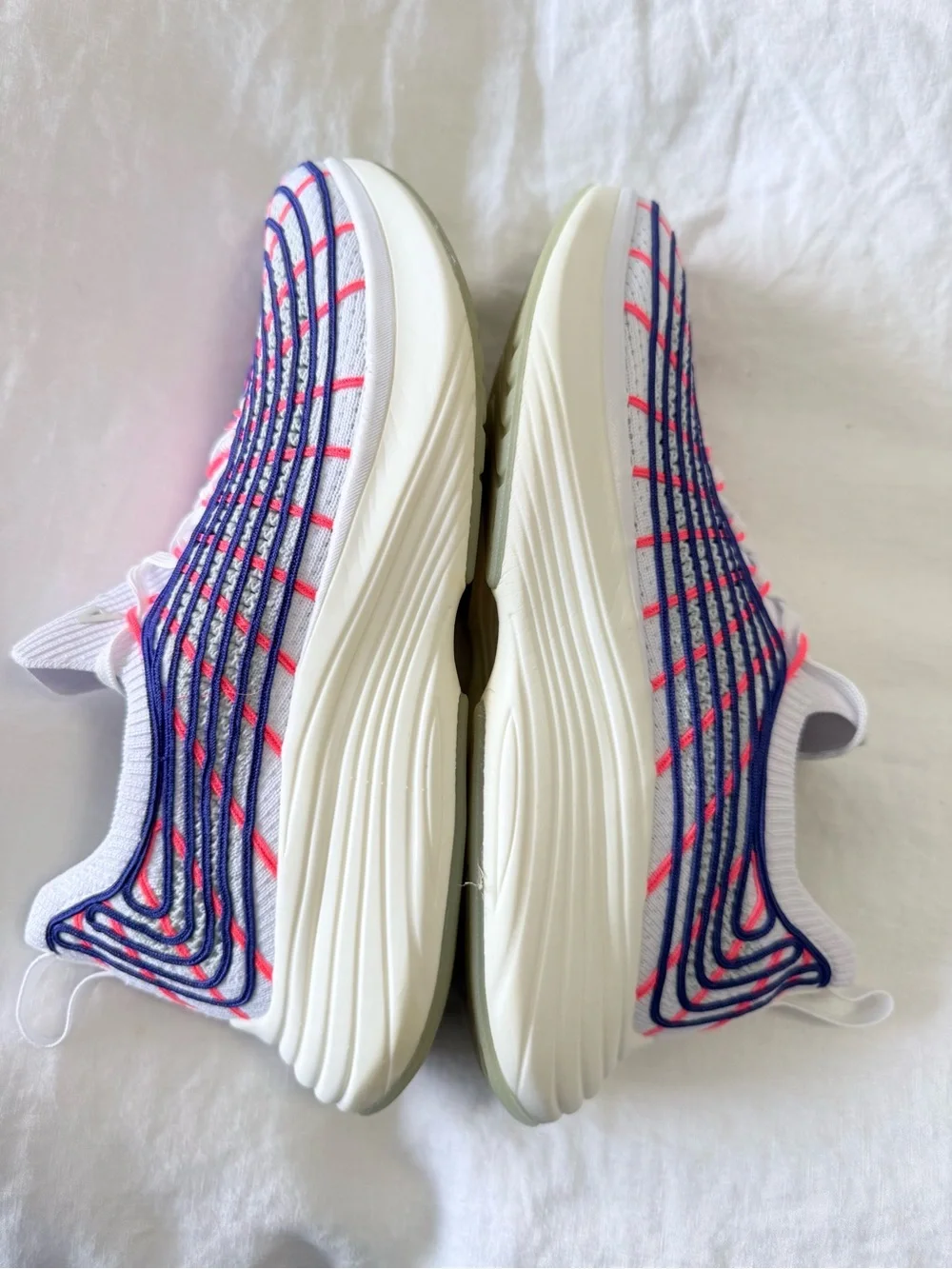APL Women’s White Blue Pink Knit Sneakers